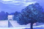 Anita Ree Mango tree by moonlight oil painting